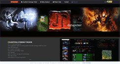 Desktop Screenshot of dotapicker.com